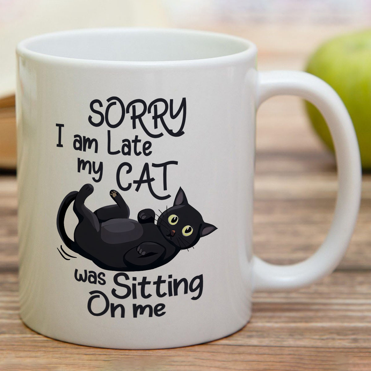1 Funny Cat Shaped Ceramic Mug - Coffee Tea Me ulasan dan harga