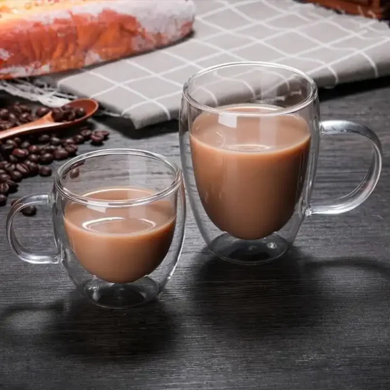 Double Bottom Wall Glass Coffe - Coffee Tea Vodka ulasan dan harga