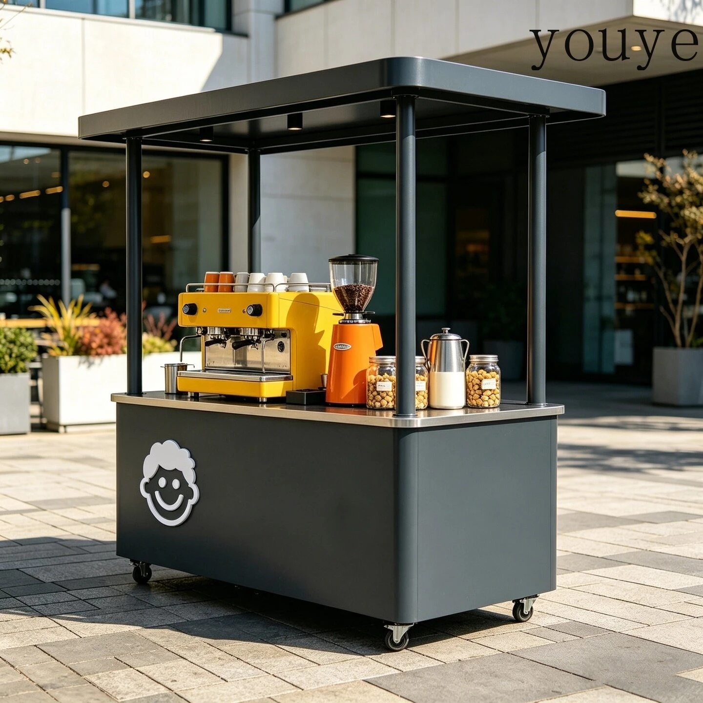 SW Iron wrought stalls carts m - Coffee Tea Vendor ulasan dan harga