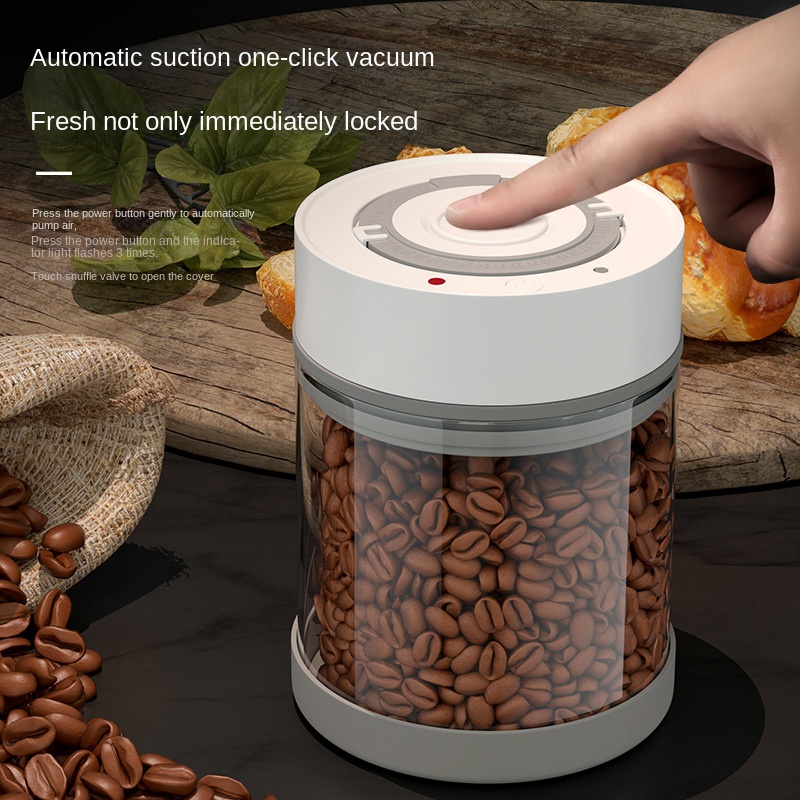 Electric Vacuum Coffee Beans G - Coffee Tea Sugar Canisters ulasan dan harga