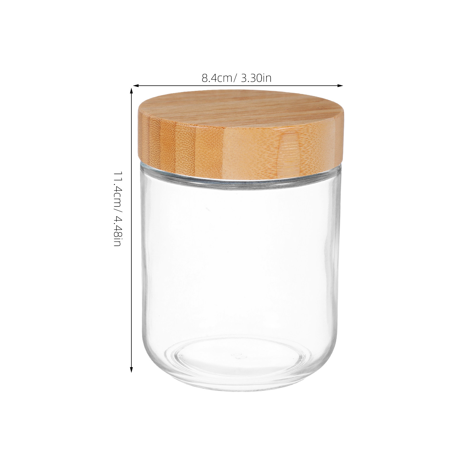 4Pcs Sturdy Glass Canisters wi - Coffee Tea Sugar Canisters ulasan dan harga