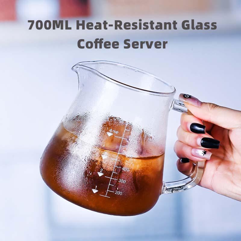 New High Borosilicate 700ml  G - Tea Coffee Pot Set ulasan dan harga