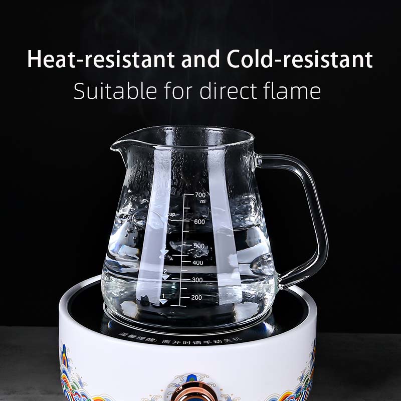 New High Borosilicate 700ml  G - Tea Coffee Pot Set ulasan dan harga