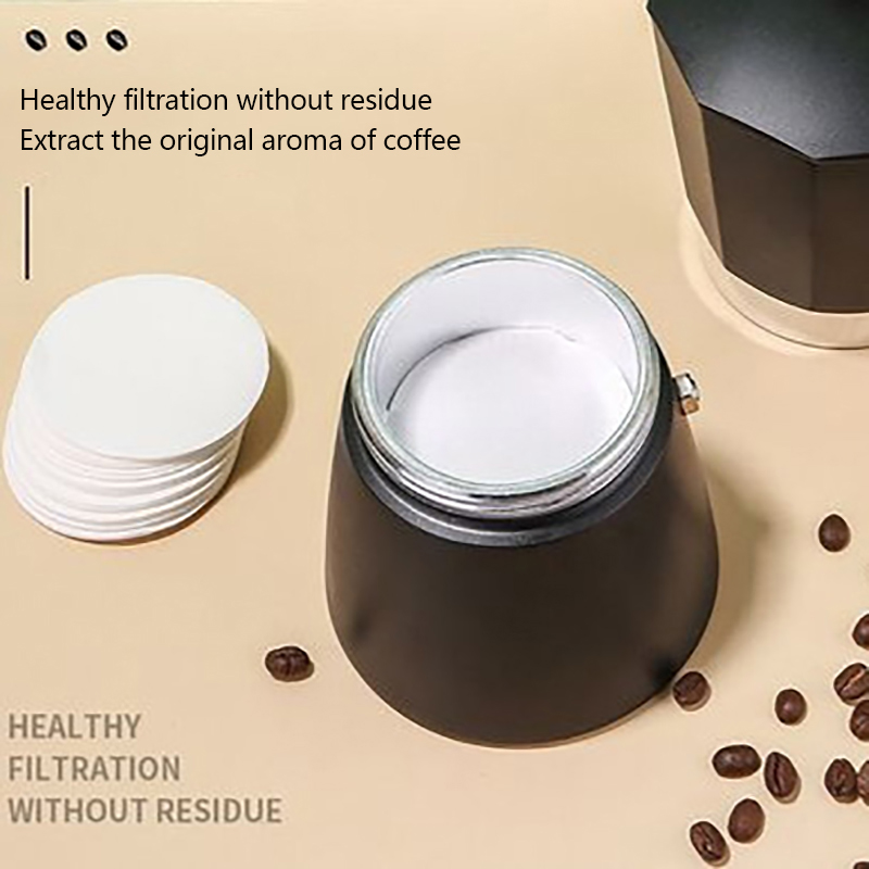 100Pcs Round Coffee Filter Pap - Coffee Tea Chocolate ulasan dan harga