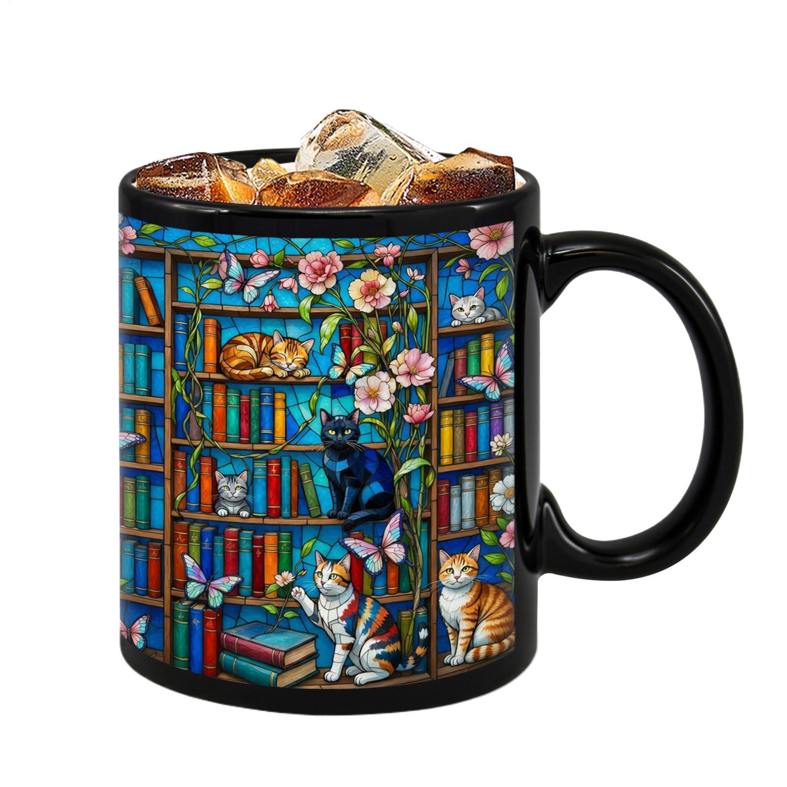 Ceramic Coffee Cup 350ml Hot C - Coffee Tea Chocolate ulasan dan harga