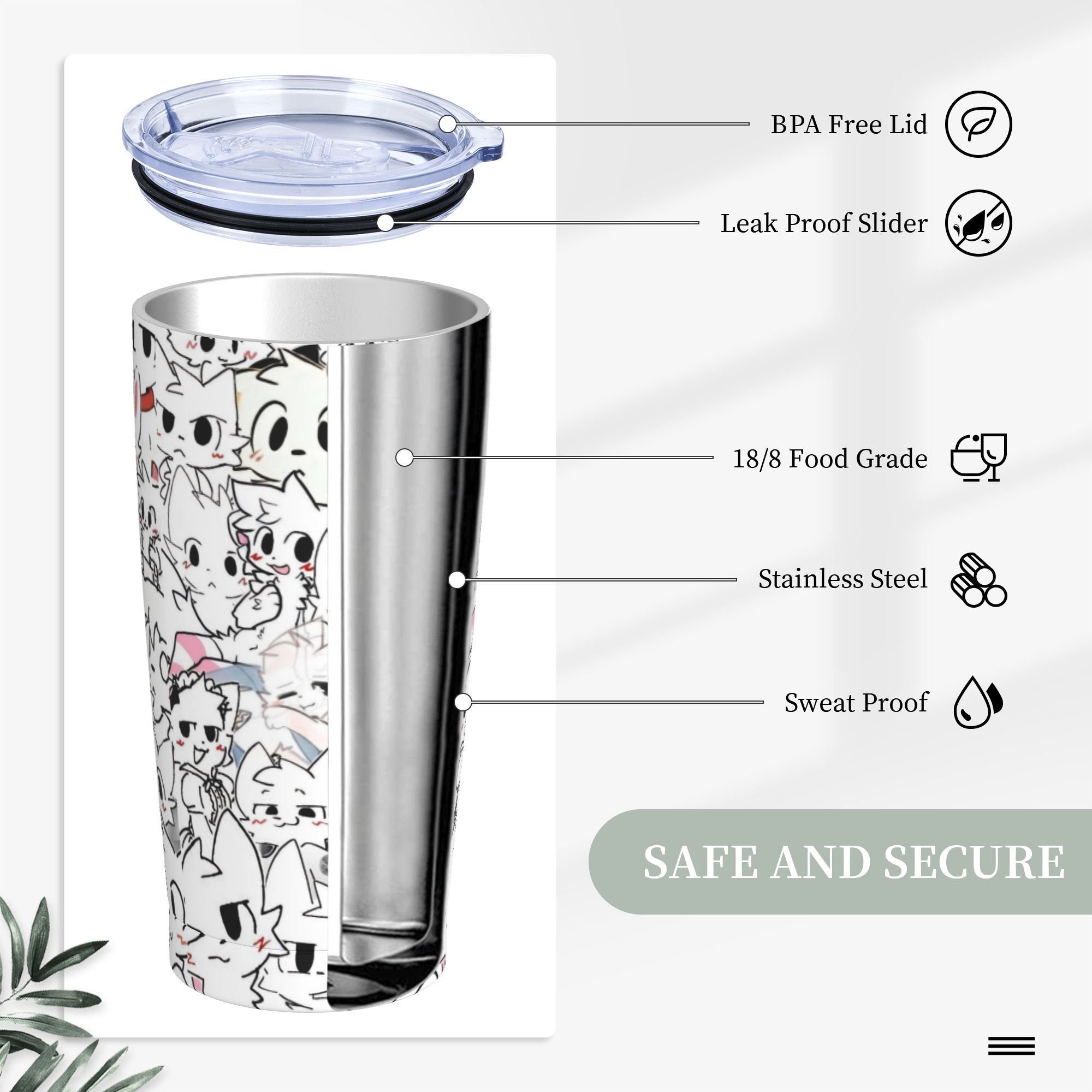 Boykissers Silly Tumbler Vacuu - Coffee Tea Tumbler ulasan dan harga